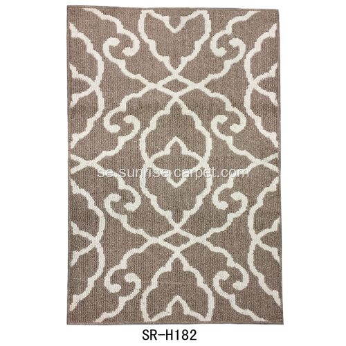 Hand Hooked Carpet Flower Design